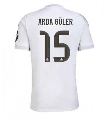 Real Madrid Arda Guler #15 Hjemmebanetrøje 2025-26 Kortærmet